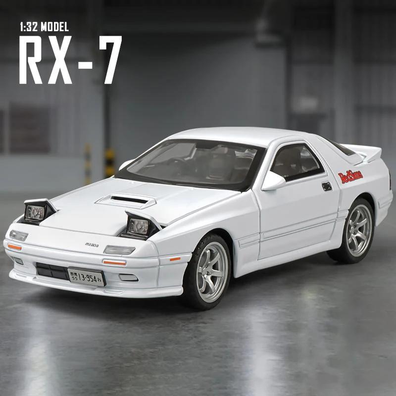 1:32 Mx-5 Rx-7 Alloy Diecast Racing Car Model Simulation Sound Light Children'S Educational Toys Birthday Present