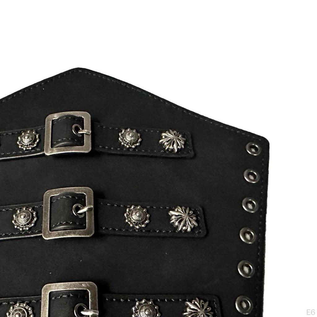 Kožené nákrčníky PU Nákrčník Steampunk Rytíř Role Play Kostým Rekvizity Nákrčník Středověké nárameníky