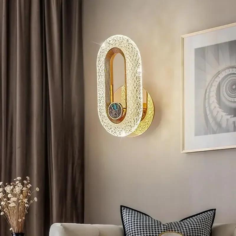 Luxury Bedroom Bedside Wall Lamps for Room Modern Kitchen Dining Table Sconce Led Lights Background Illumination Home-appliance