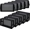 Wholesale Black Mesh Toiletry Bags Travel Makeup Bag Small Large Case Organizer Cosmetic Cases Toiletries Storage Handbag Pouch