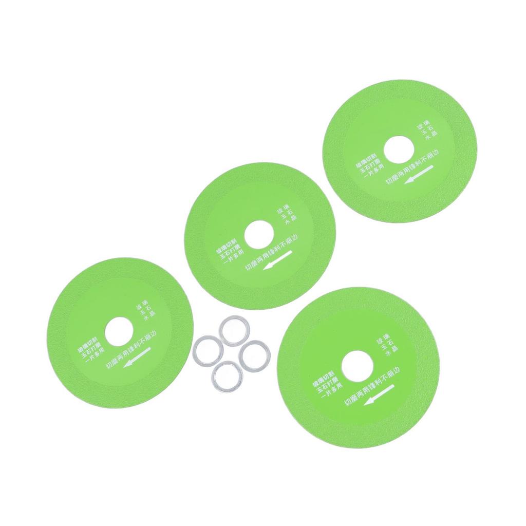 4 sztuki Szklane tarcze tnące Cienkie ostrze piły Tarcza do ceramiki Jadeit Butelka na wino Średnica 10 cm