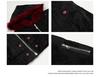 Men's Heavyweight Red Fur Collar Retro PU Leather Cotton Jacket - Plus Velvet Thick Warm Outerwear