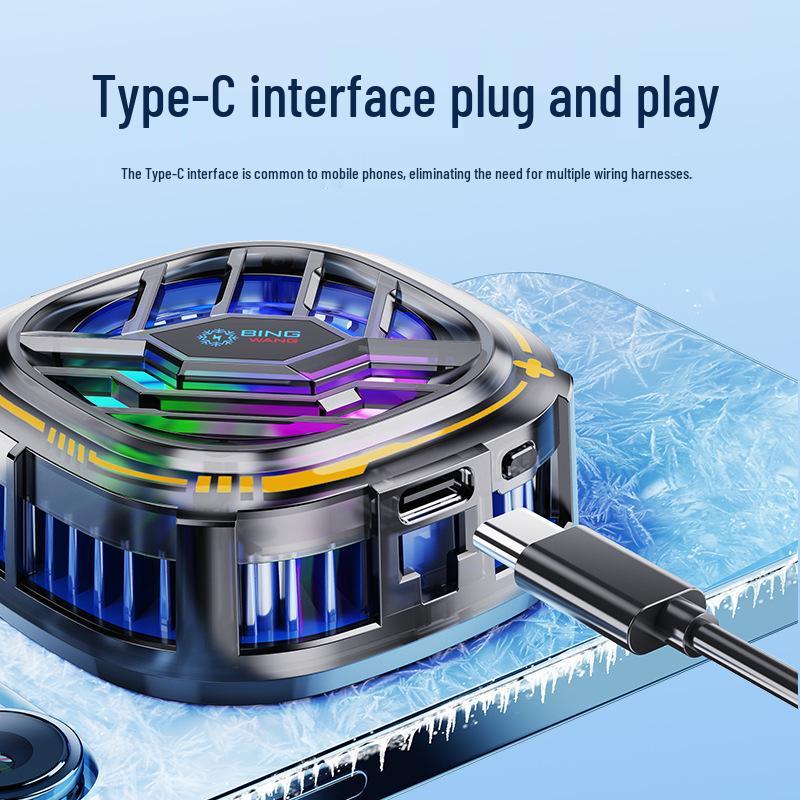 Wireless Semiconductor Phone Cooler J20 H15 X76 for Gaming and Live Streaming