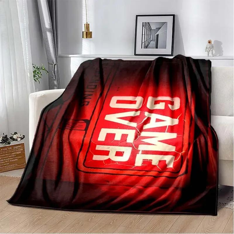 3D Cartoon Gamepad Children's Game Regional Blanket,Fashion Soft Cozy Living Room Bedroom Sofa Bed Travel Blanket Birthday Gift