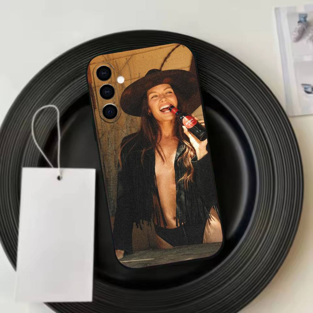 Fashion Retro Western Cowboy  Phone Case For Samsung Galaxy A73,A72,A71,A70,A53,A52,A51,Soft Silicone Black Cover