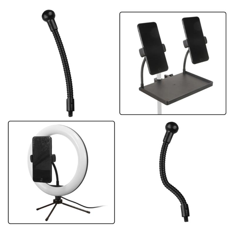 360 Degree Rotatable Ball Joint Adapters 1/4 Screw Thread Metal Hose Adapters for Mobile Phone Tripods Camera Mounts