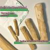 Natural Coffee Wood Dog Molar Chew Toys Safe Non Splinter Stick Stress Relief for Teething Puppies Small Breed Dog Daily Play