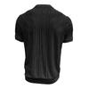 Herren Sommer Casual Kurzarm T-Shirt Rundhals Strickhemd