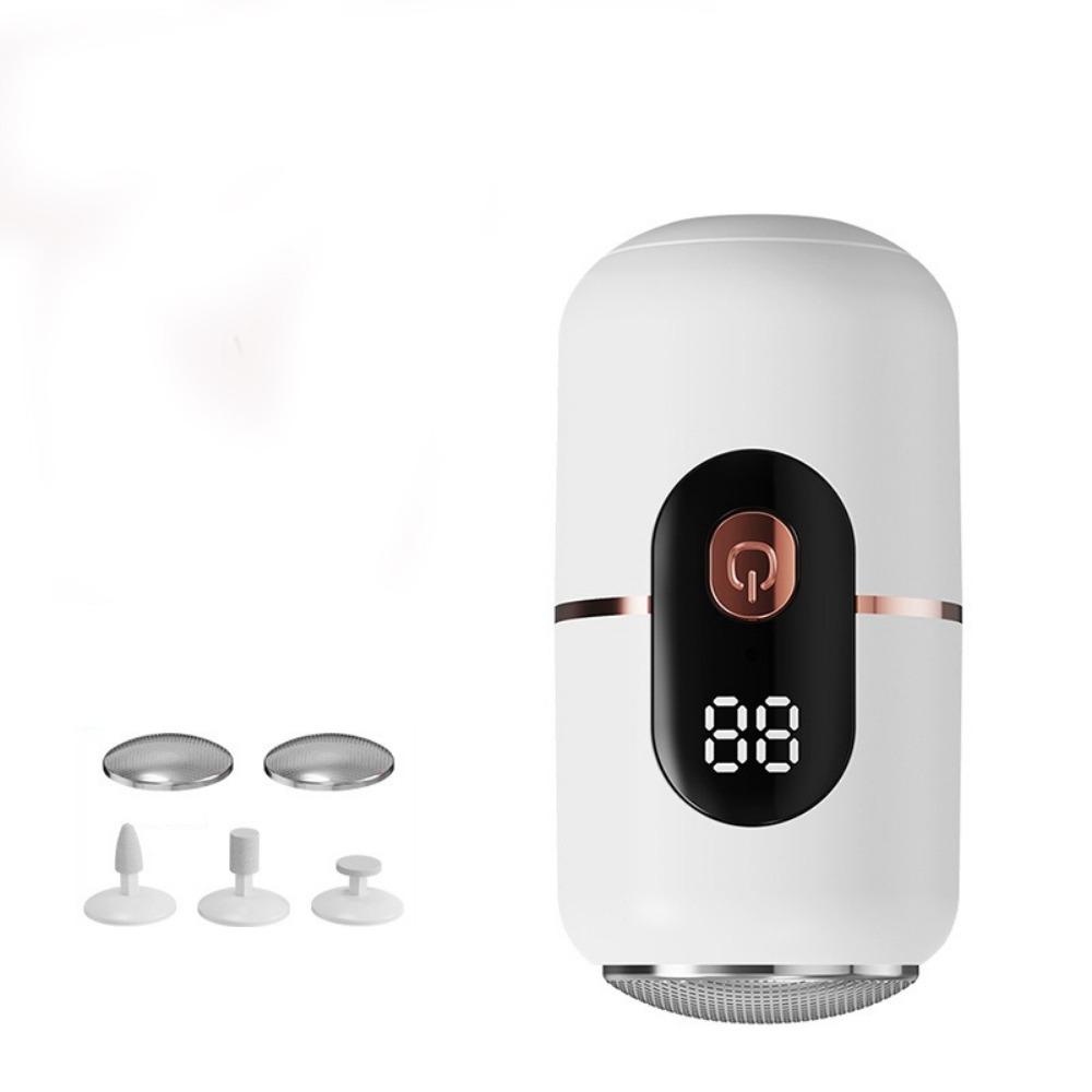 

5 in 1 Electric Foot File Rechargeable Electric Callus Remover Mini Foot Trimmer Foot Care білий