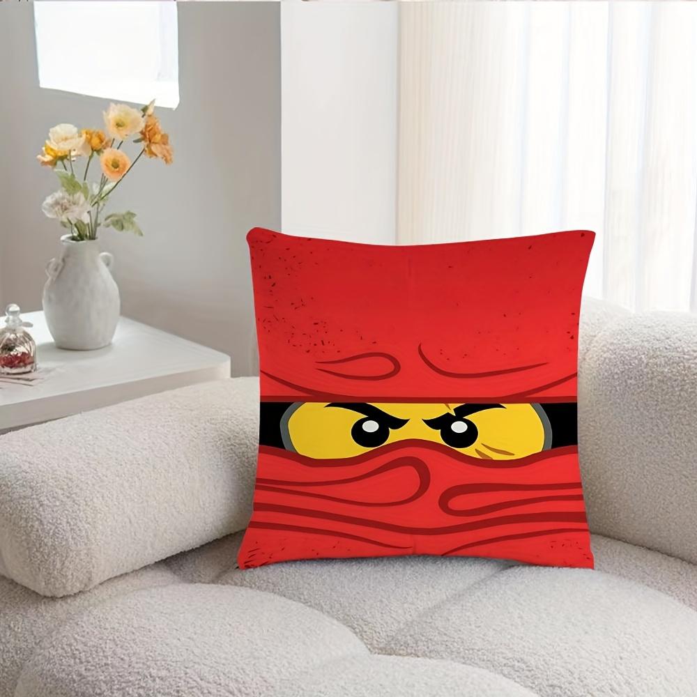 1pc Modern Double-Sided Printed Decorative Cover with Zipper Closure - Elegant Suitable for Office, Living Room & Bedroom Sofa Bed Chair - Machine-Was