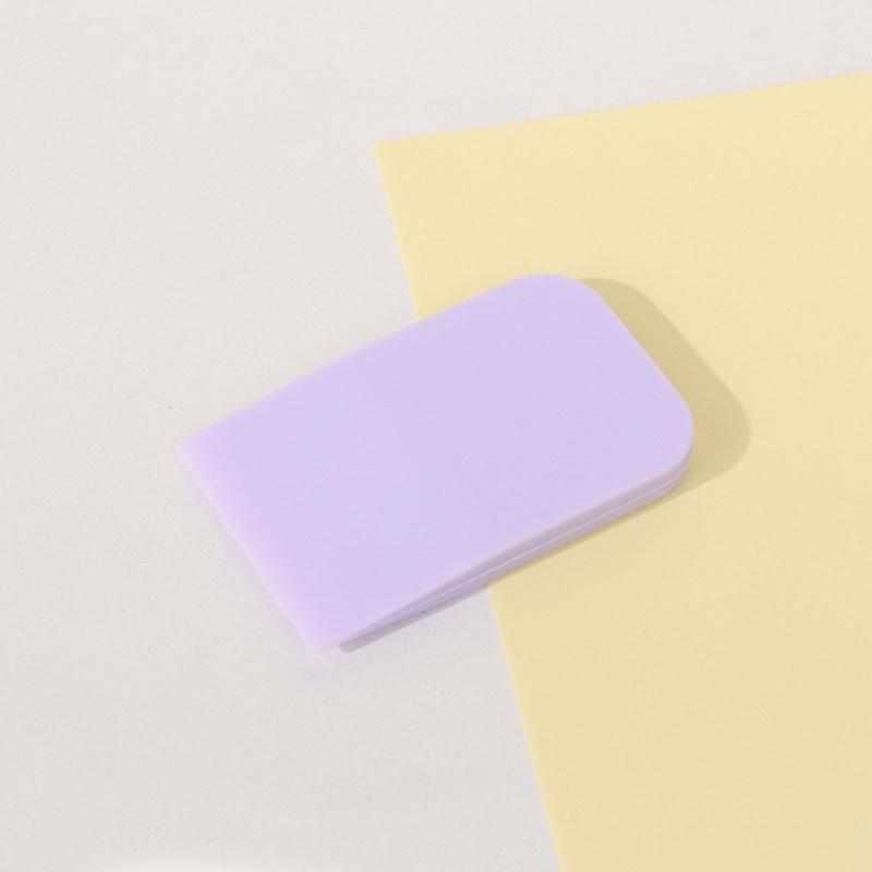 Flat Edge Silicone Makeup Brush Gentle Streakless Coverage Nonabsorbent Quick Wash Long Lasting Beauty Essential