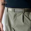 Benlai Men's 2025 Spring Water/Oil/Stain Resistant Wide-Leg Workwear Casual Pants