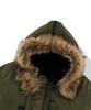 Not4Nerd Fur Hooded N2B Bomber Jacket - Khaki