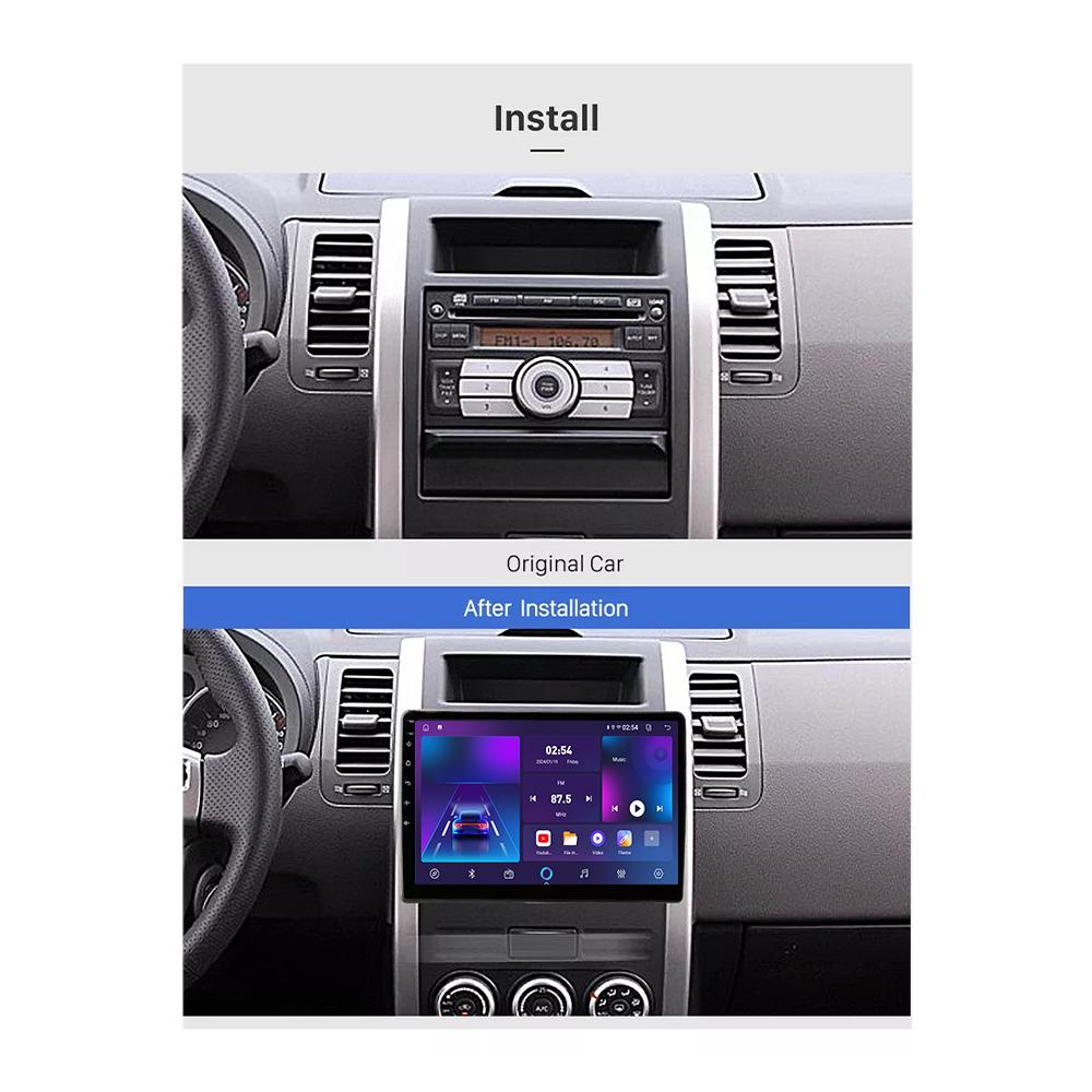 Android Car Radio For Nissan X-Trail 2004-2007 Multimedia Player Head Unit Stereo GPS Navigation BT WIFI 1+16GB