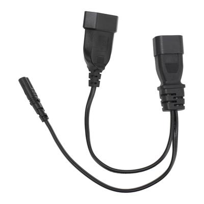 C14 zu C7 EU4.0 Y-Splitter Stromstecker Kabel Einzel-IEC 320 C14 Stecker auf C7 EU4.0 Buchse Splitter