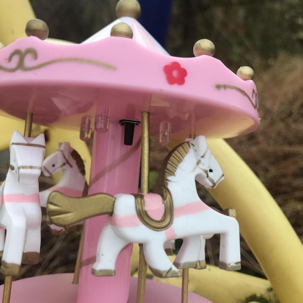Music Box Carousel Birthday Cake & Christmas Decoration Gift