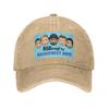 Backstreet Boys Music Group Washed Denim Baseball Caps Snapback Baseball Hats Breathable Casquette Outdoor for Men's And Women's