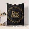 1pc The Lord of the Rings Flannel Throw Blanket Lightweight Soft Warm All Season Blanket for Sofa, Bed, Travel,L1028050