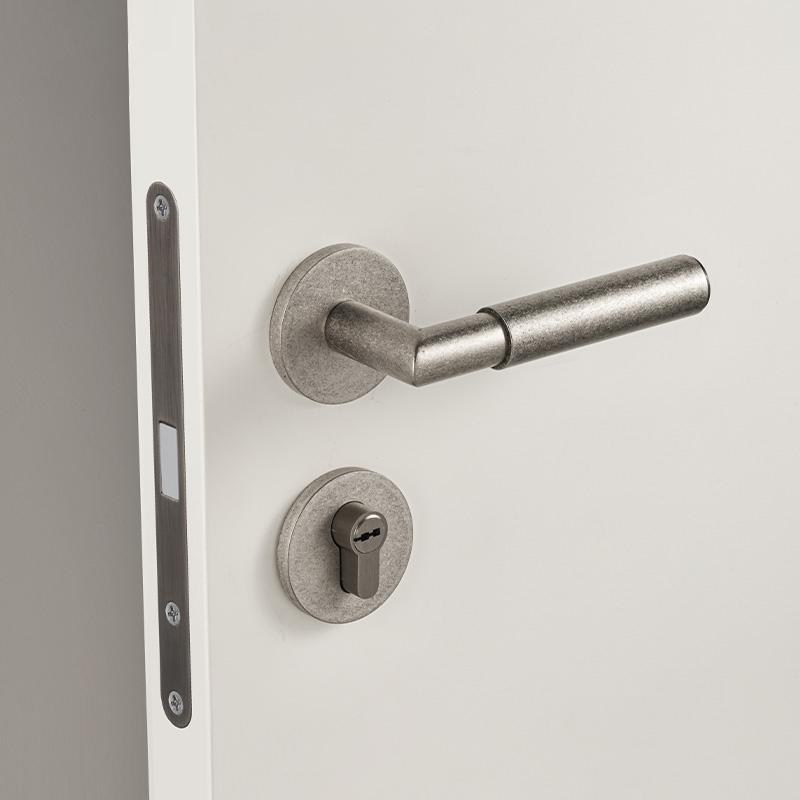 Dooroom Conjunto de Fechadura de Porta de Latão Retro Simplicidade Interior Quarto Banheiro Fechadura de Porta Fechadura Dummy de Porta Passagem Privacidade