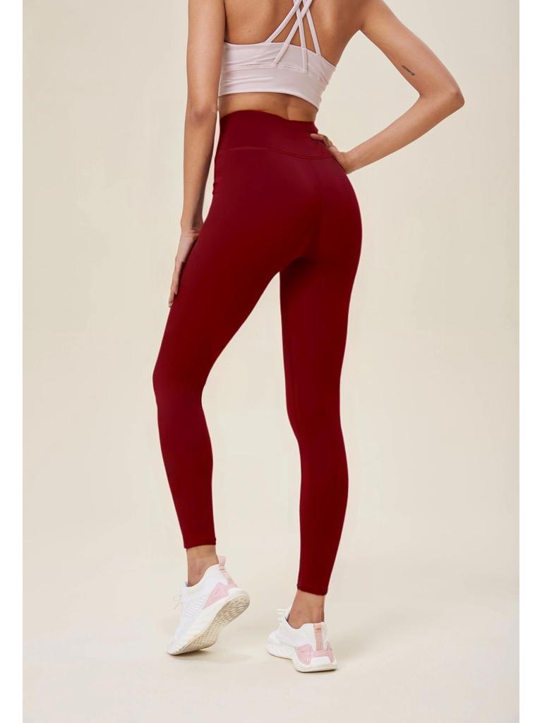 High Waist Yoga-Hose - Gerades Bein, Lockerer Schnitt, Hohe Elastizität, Po-Hebend, Outdoor-Fitness für Damen