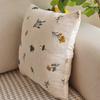 1PC Cotton Linen Pillowcase Soft and Comfortable Cushion Cover Home Decor Sofa Pillows Living Room Couch Ornament Invisible Zip