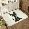 Rock Music Floor Mat Soft Thickened Absorbent Non-Slip Bedroom Living Room Door Mat Home Decor Flannel Rugs