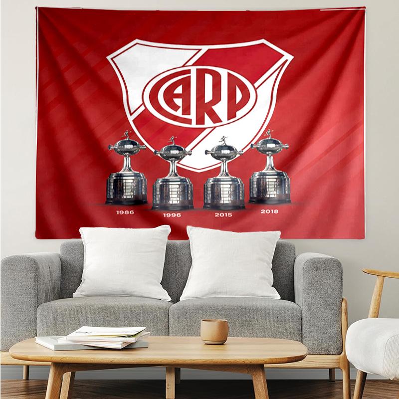 Club Atlético River Plate Tapestry for Bedroom Aesthetic Classroom Tapestries Wall Hanging for Living Room Dorm Office,Ideal Creative Gift