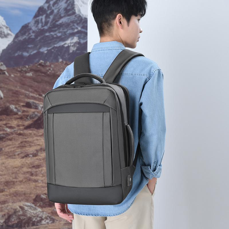 Herren High-End Wasserdichter Rucksack: Stilvolle Leichte Reise- & Business-Laptoptasche (15,6 Zoll)