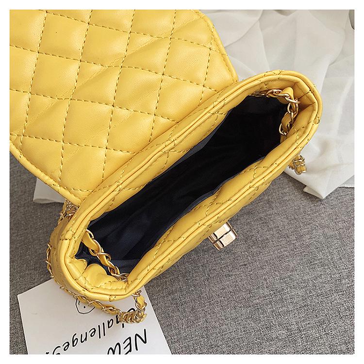 SCIONE Popular Bag Handbags Summer Small Fresh Messenger Bag Shoulder Bag Small Fragrance Rhombus Chain Bag