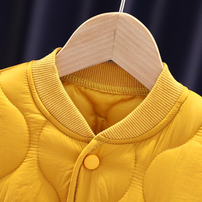Winter Boys and Girls Cotton-Padded Clothes Two-Piece Set Baby Leisure Cotton-Padded Coat
