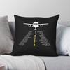 Piloten Flugzeug Phonetisches Alphabet Kissenbezug Polyester Leinen Samt Bedruckt Reißverschluss Dekor Kissenbezug für Sofakissen Heimkissenbezug