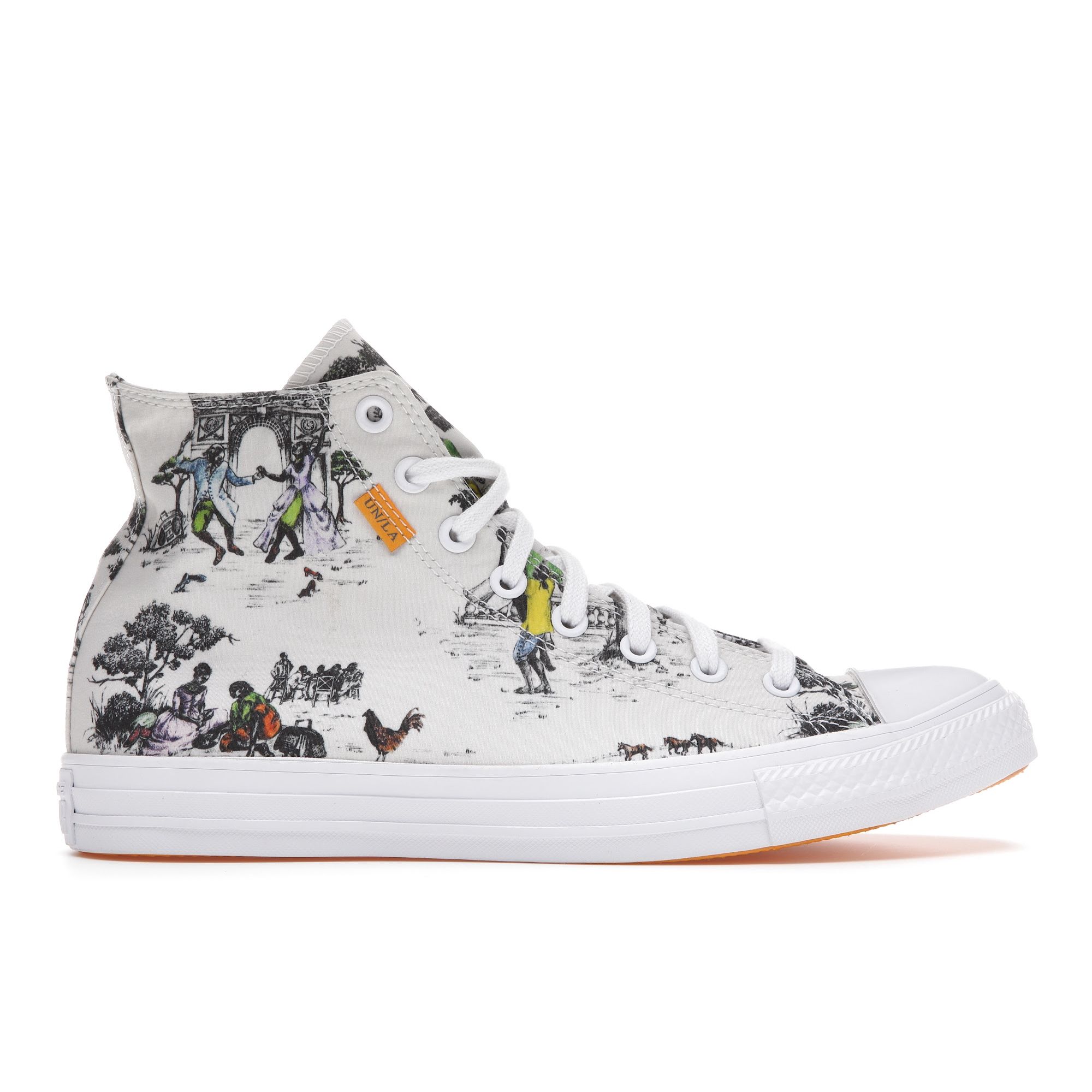 

Высокие белые кроссовки унисекс Converse Union LA x Chuck Taylor All Star разноцветные 169115C