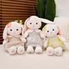 Dress Floral Colorful Emily Rabbit Plush Toy With Soft Pp Cotton Filling Children For