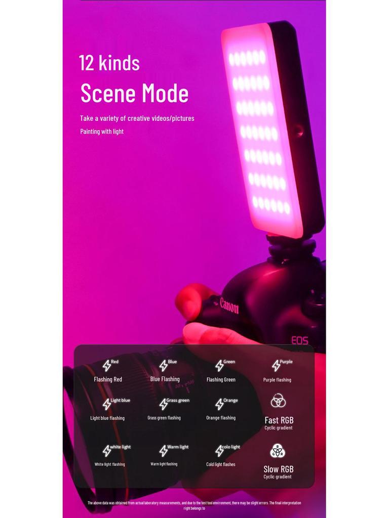 Portable LED Selfie Fill Light for Phones and Cameras