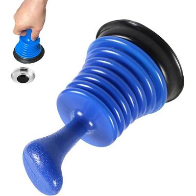 Compact Drain Plunger for Quick and Easy Clog Removal In Sinks, Bathtubs, and Small Drains