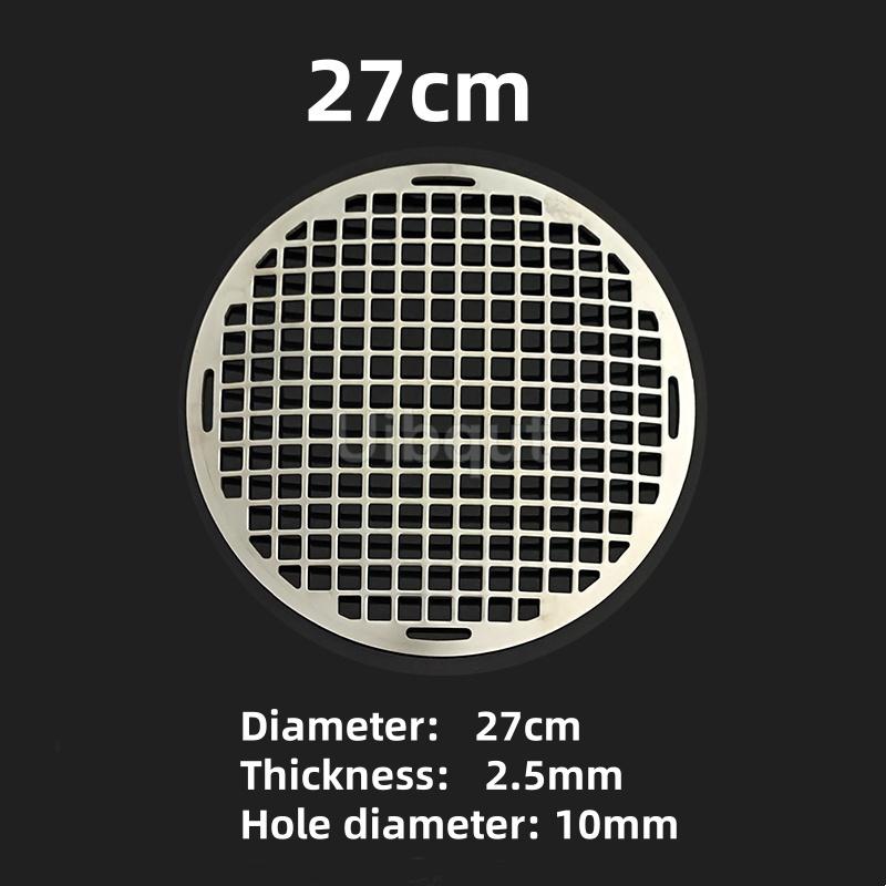 15 to 60cm smooth Barbecue Round Cooling Baking Rack 304 Stainless Steel Wire Oven Grill  Sheet Circular BBQ Net Baking Grill