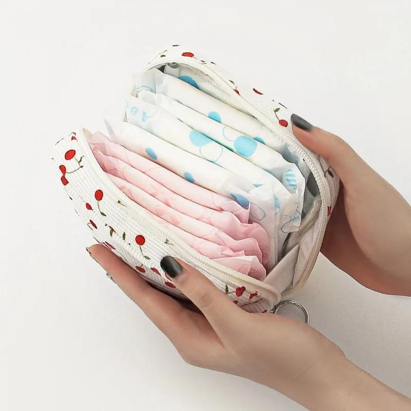 Mini Makeup Handbags Wallet Pouch Bags Organizer Travel Small Cosmetic Lipstick Earphone Storage Bag Purse Women Portable