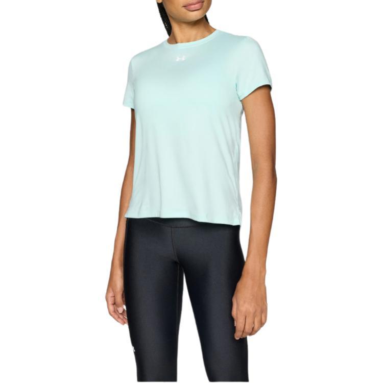 Under Armour Vanish Logo Breathable Round Neck Pullover Short Sleeve T-Shirt Women Tops 6010870-703