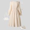 2025 Autumn Girls' French Medieval Princess Dress - Retro Long-sleeve Court Style