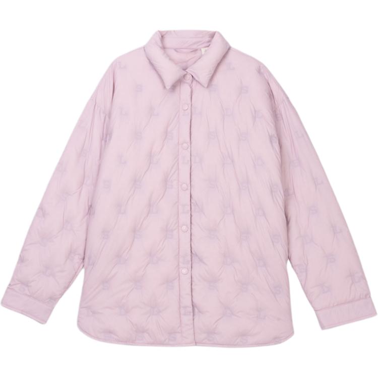 

Levis FW24 Серия Performance Warm Fleece Однобортная куртка-пуховик с отложным воротником свободного кроя, повседневная, с длинным рукавом, женская верхняя одежда, лавандово-пурпурная 002QD-0000 S