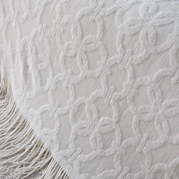 American Vintage Πλεκτή Κουβέρτα Κρεβατιού & Ριχτάρι Καναπέ - Μακρύ Καφέ Κάλυμμα με Σκανδιναβικό Μινιμαλιστικό Σχέδιο