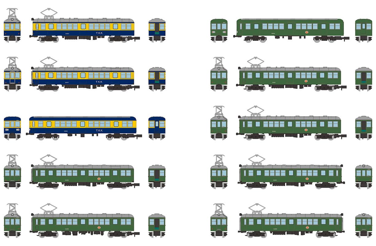 

TOMYTEC Коллекция железных дорог Tokyu Electric Special Коробка из 10 штук Материалы для диорам 341444.