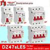 Delixi DZ47SLES RCD Circuit Breaker: 1P+N, 2P, 3P, 4P, 6A