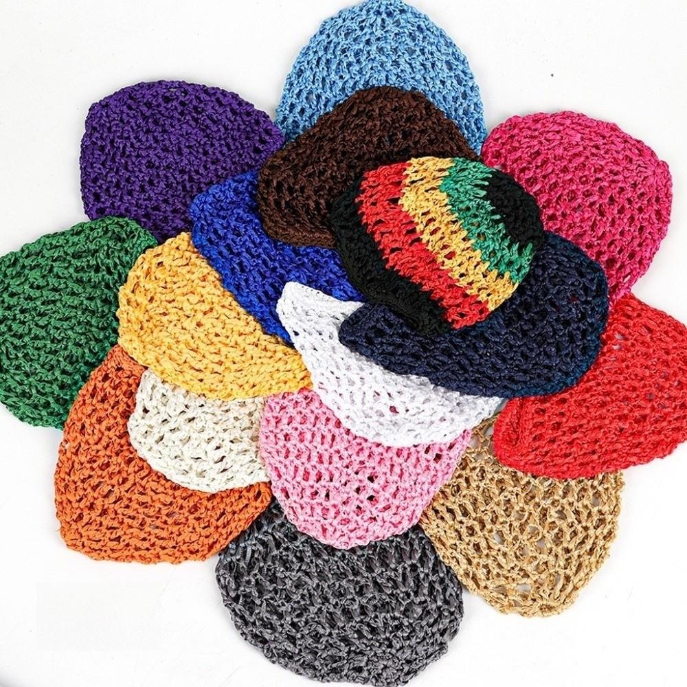 Simple Breathable Hair Net Cap Crochet Cap Hollowout Mesh Wig Caps Comfortable Turban Hat Prayer