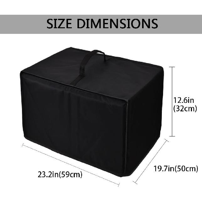 Oven Cover Heavy Duty Heat-Resistant Waterproof Nylon Fabric Oven Dust Cover Case Compatible for Ninja DCT451/ Ninja DCT402BK /Ninja DCT401 Double