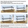 3/4/5 Layers Household Wrought Iron Multi-layer Plant stand With Four Sides Of Fence Rack Balcony Indoor Garden Flower Pot Shelf Detachable