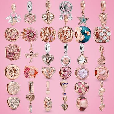 ! 925 Sterling Silver Sparkling Sparkling Daisy Flower Charms Bead Fit Bracciale Originale Braccialetto per Donne Gioiello Regalo