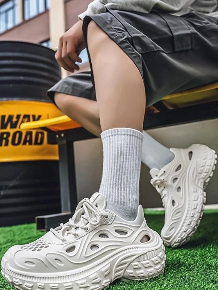 Hiking Male Shoe Outdoor Couple Trekking Pvc Luxury Designer Daily Use Adult Expensives Casual 39 Summer 2025 Trend Men's Sandal