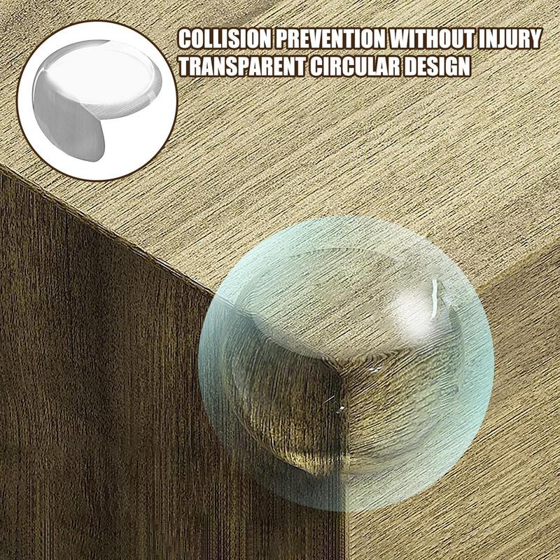 10pcs Children Anti Collision Corner Edge Protection Guards Baby Safety Corner Silicone Protector Table Soft Transparent