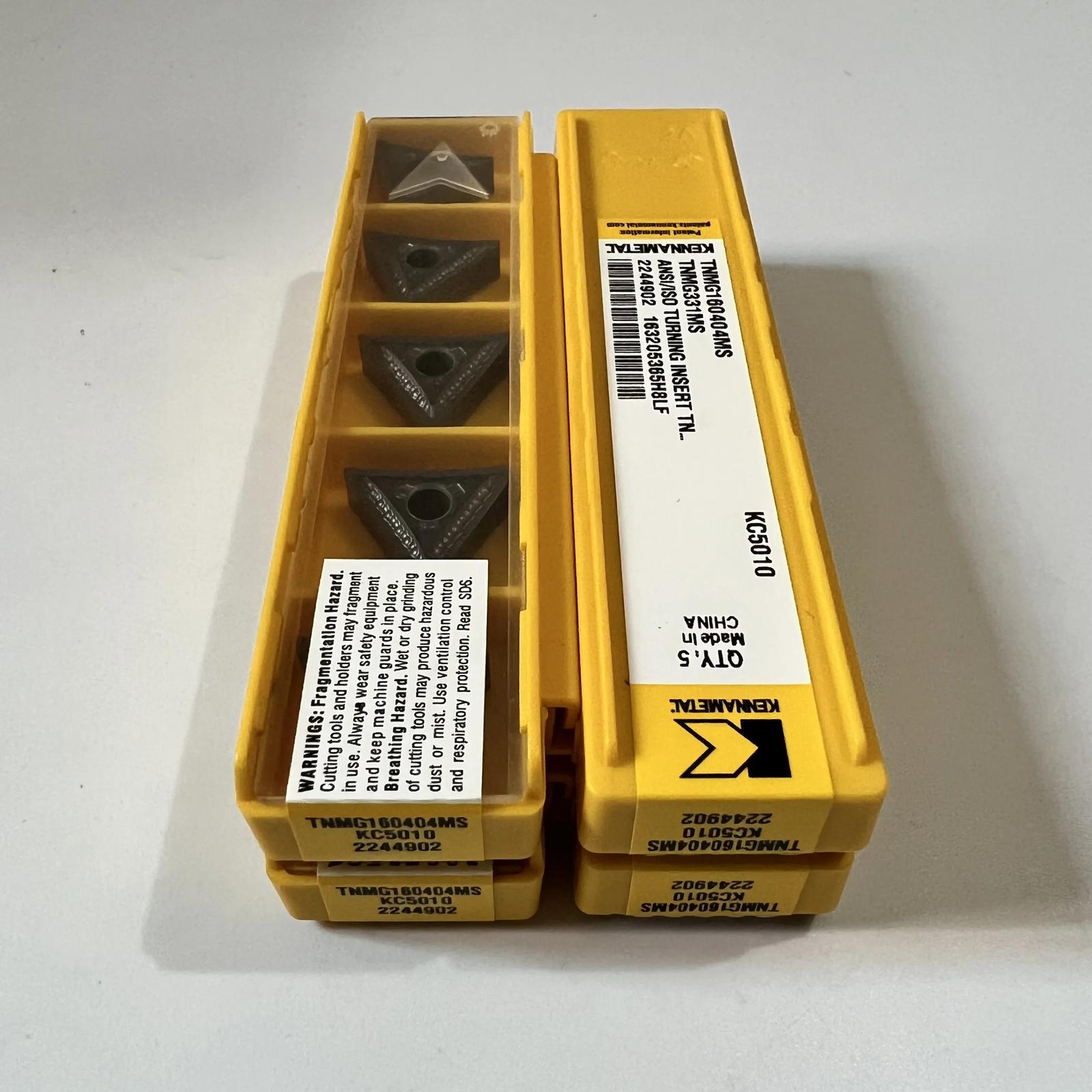 

KENNAMETEL / TNMG160408MS KC5010 / Original carbide blade 10 Pcs